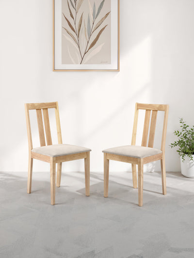 Rufford Dining Chairs - Oak (Set Of 2) – Julian Bowen, view 2