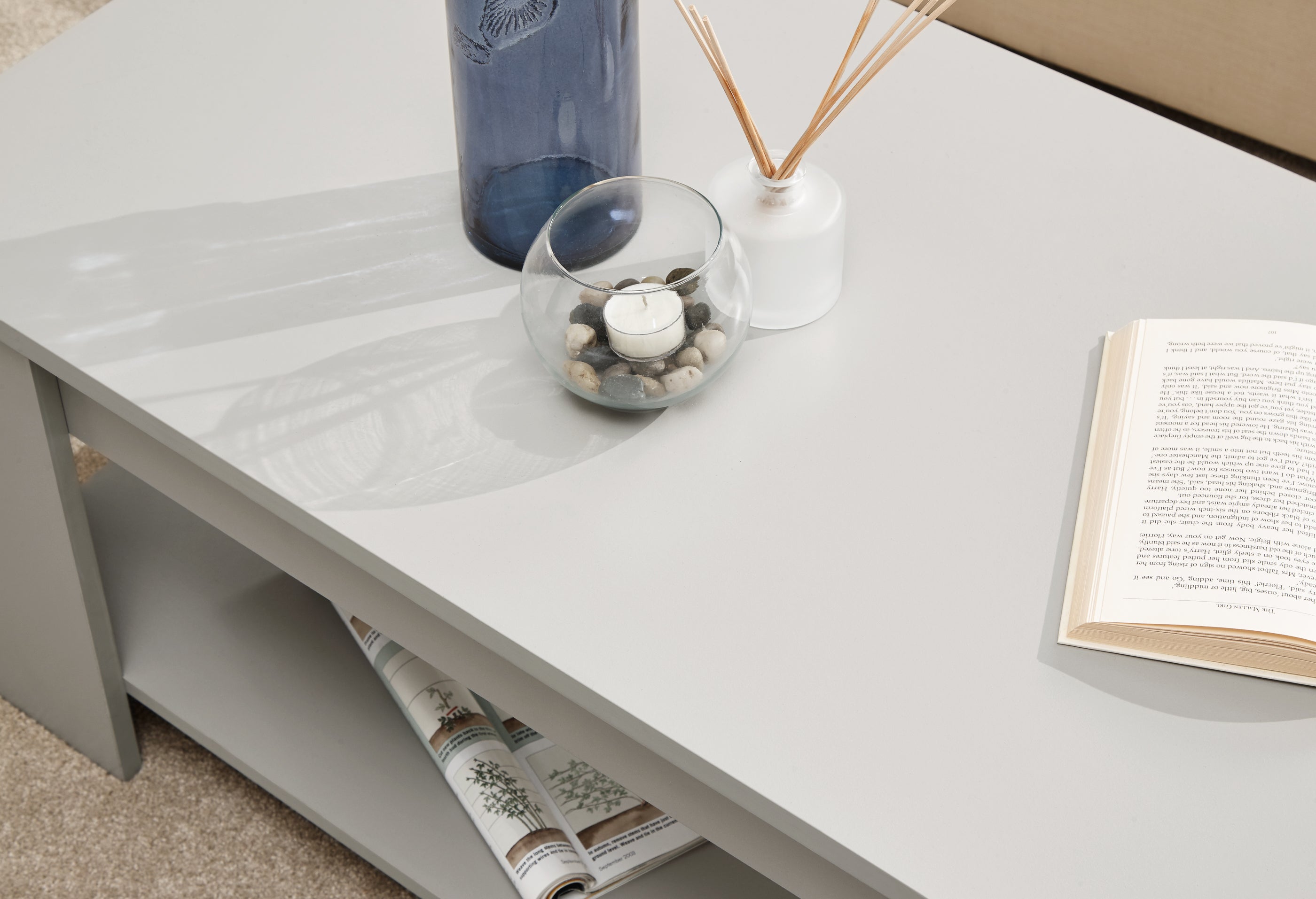 Lift Up Coffee Table – Grey