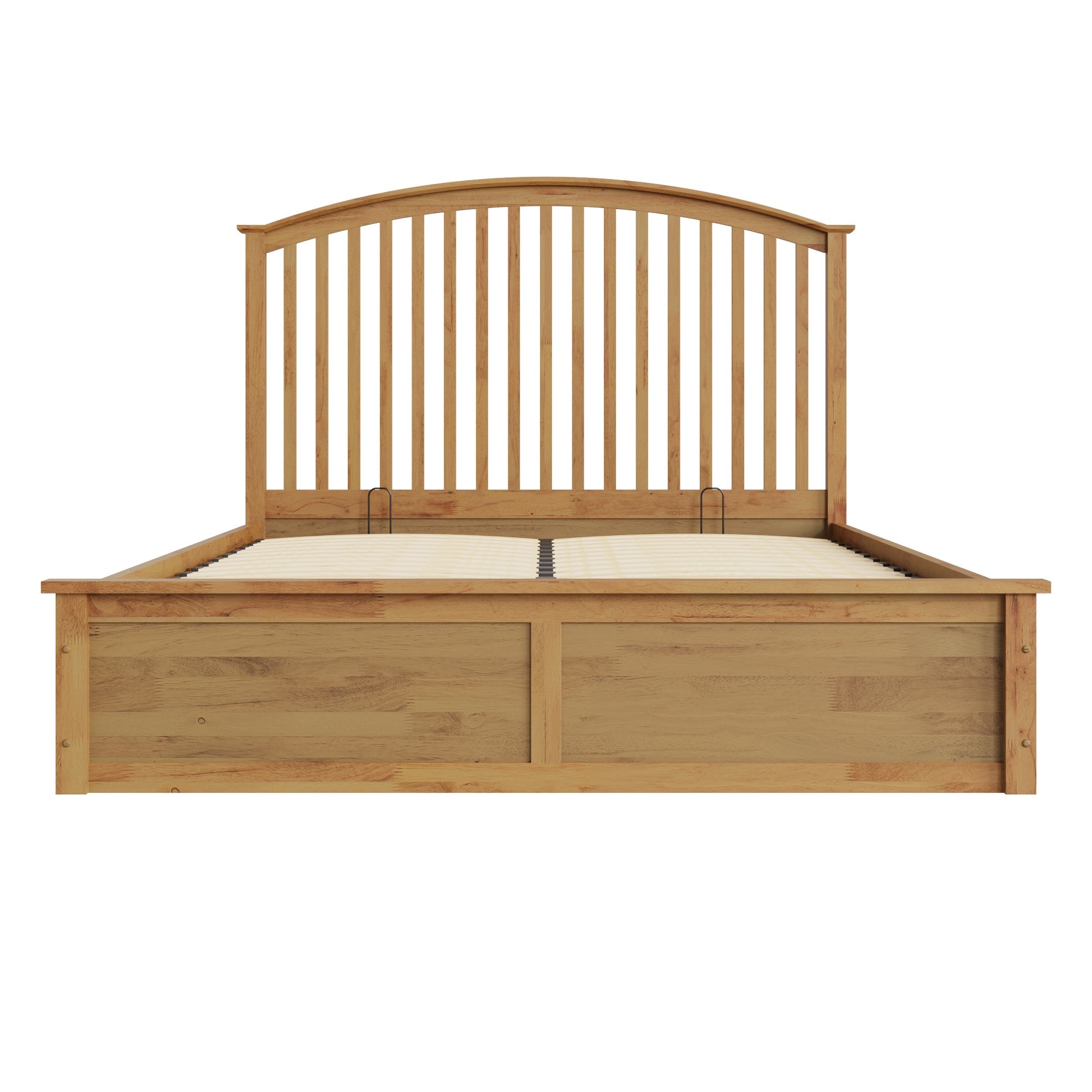 Madrid Wooden Ottoman Bed Oak – GFW