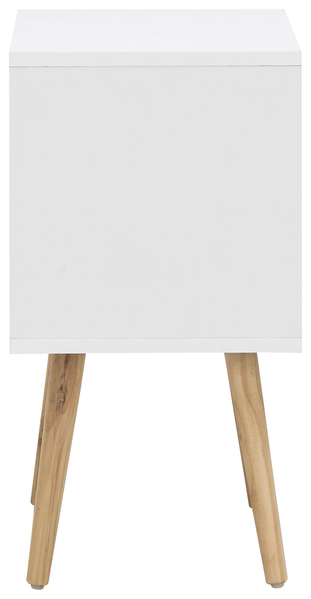 Nyborg Single 2 Drawer Bedside – White