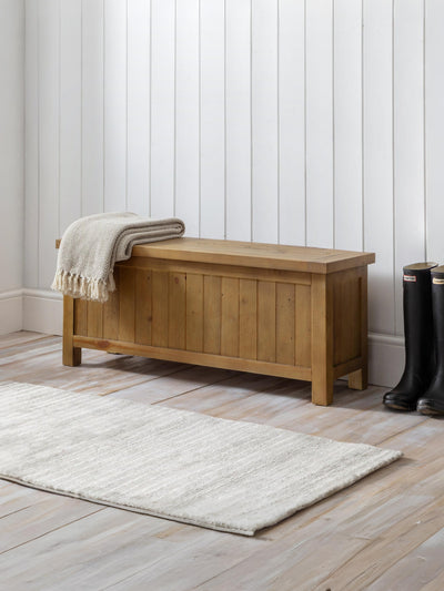 Aspen Storage Bench - Natural – Julian Bowen, view 3