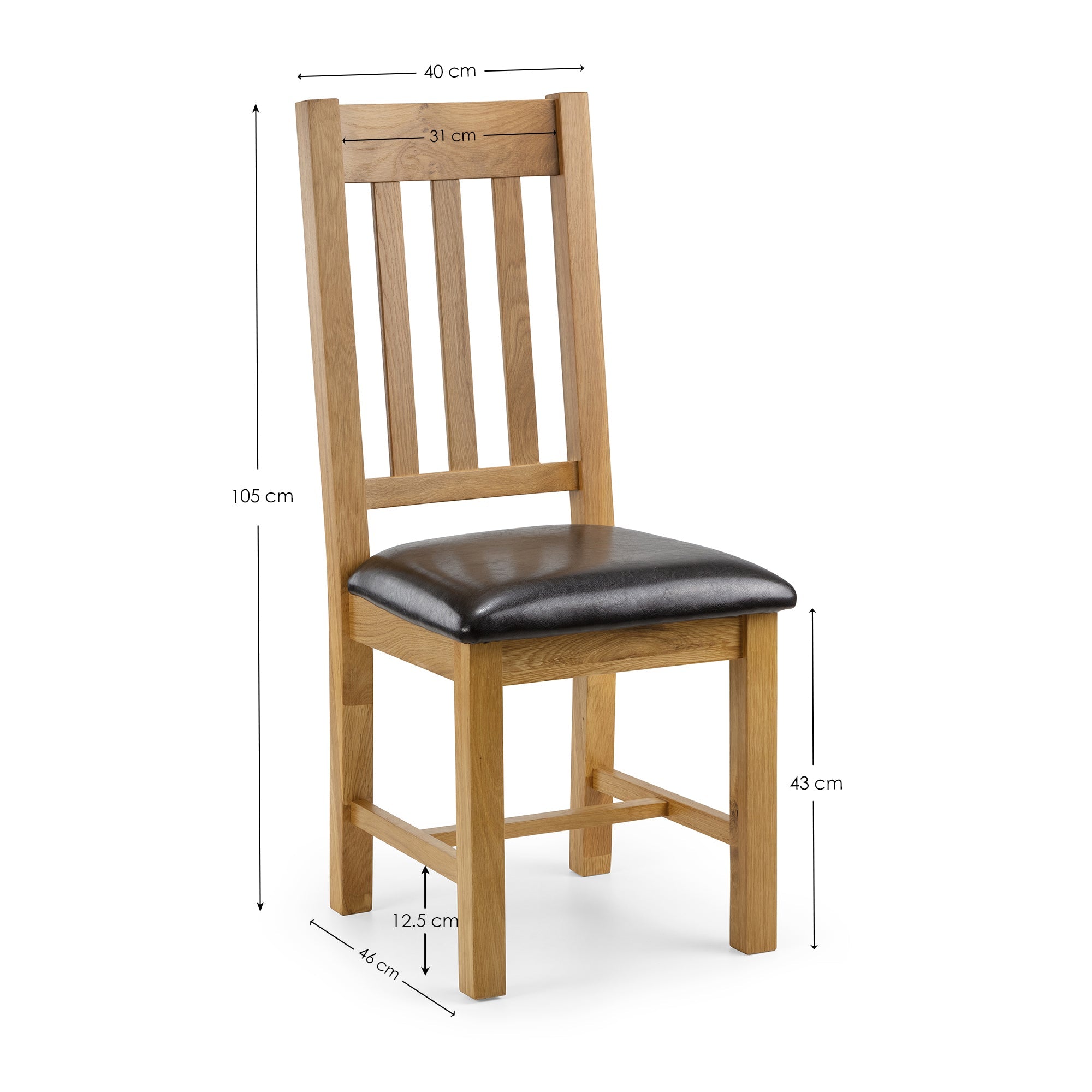 Astoria Dining Chairs (Set Of 2) – Julian Bowen, view 3