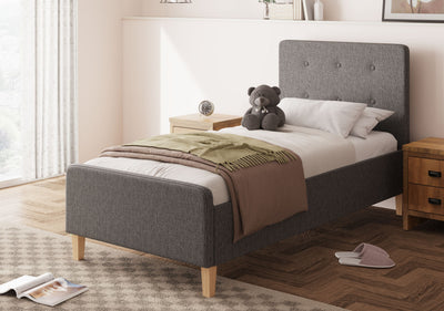 Ashbourne Ottoman Bed Dark Grey – GFW, view 6