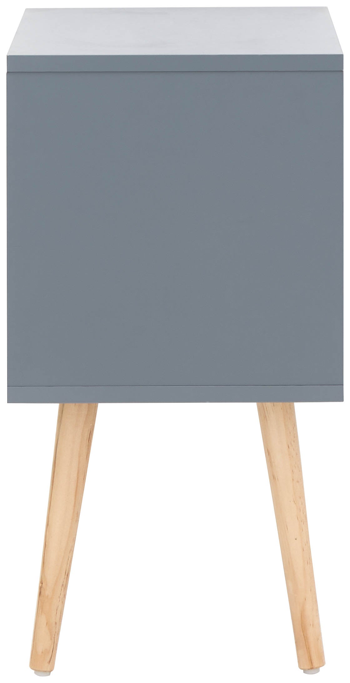 Nyborg Single 2 Drawer Bedside – Dark Grey