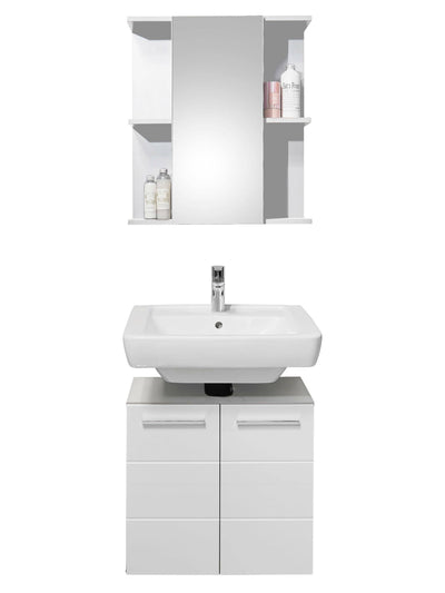 Mandy 1 Door Mirrored Cabinet – Julian Bowen, view 8