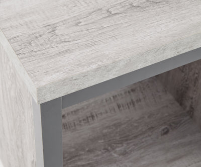 Boston Simple Lamp Table Grey – GFW, view 10