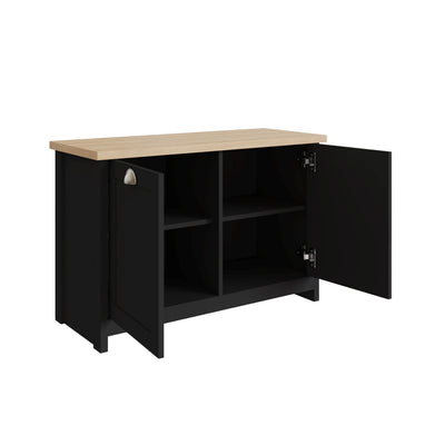 Lancaster Shoe Storage Black – GFW, view 4