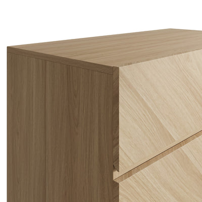 Catania 4 Drawer Chest Euro Oak – GFW, view 5