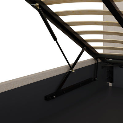 End Lift Ottoman Bed Frame - Natural – GFW, view 8