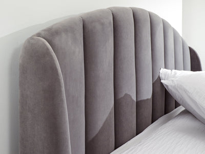 Pettine End Lift Ottoman Bed - Grey & Gold – GFW, view 7