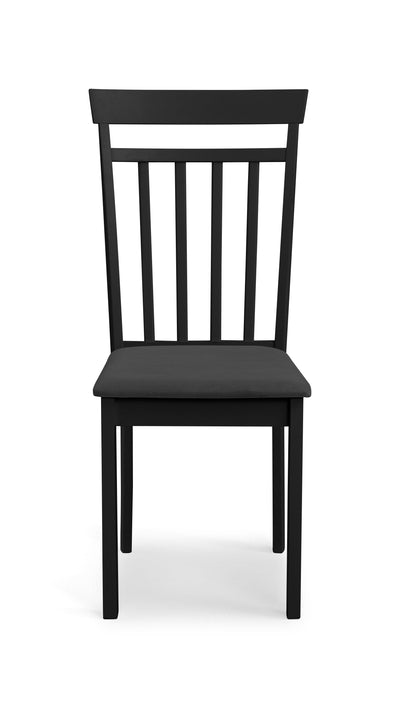 Coast Black Dining Chairs (Set of2) – Julian Bowen, view 5