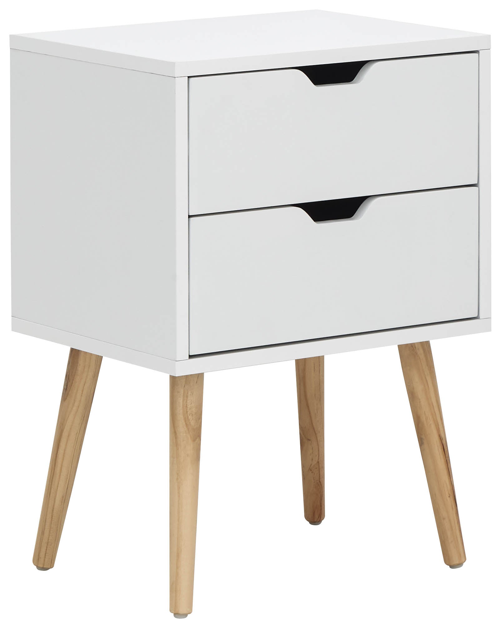 Nyborg Pair Of 2 Drawer Bedsides – White