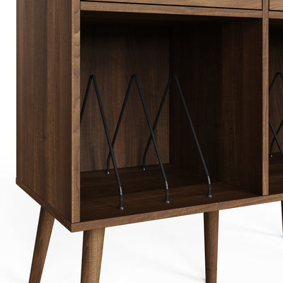 Jaxon 2 Drawer Turntable Stand – Walnut
