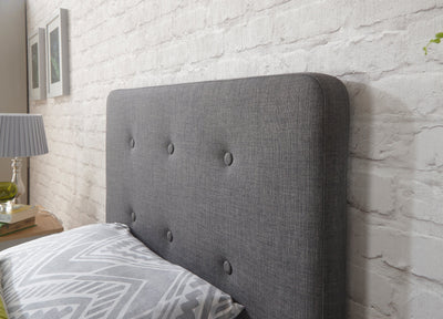 Ashbourne Fabric Upholstered Bed Grey – GFW, view 20