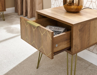 Orleans Lamp Table Mango – GFW, view 6
