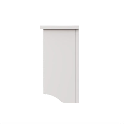 Kempton Wall Rack White – GFW, view 4