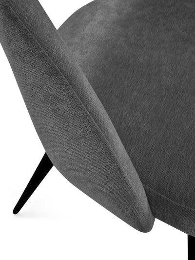 Ella Dining Chairs - Onyx (Set of 2) – Julian Bowen, view 7