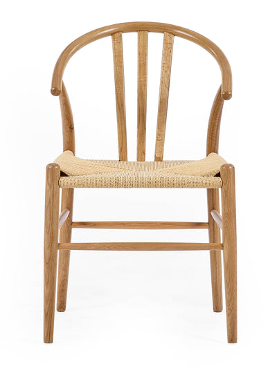 Symi Natural Oak Dining Chairs (Set of 2) – Julian Bowen, view 4