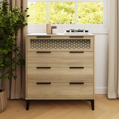 Ezra 4 Drawer Chest – Oak