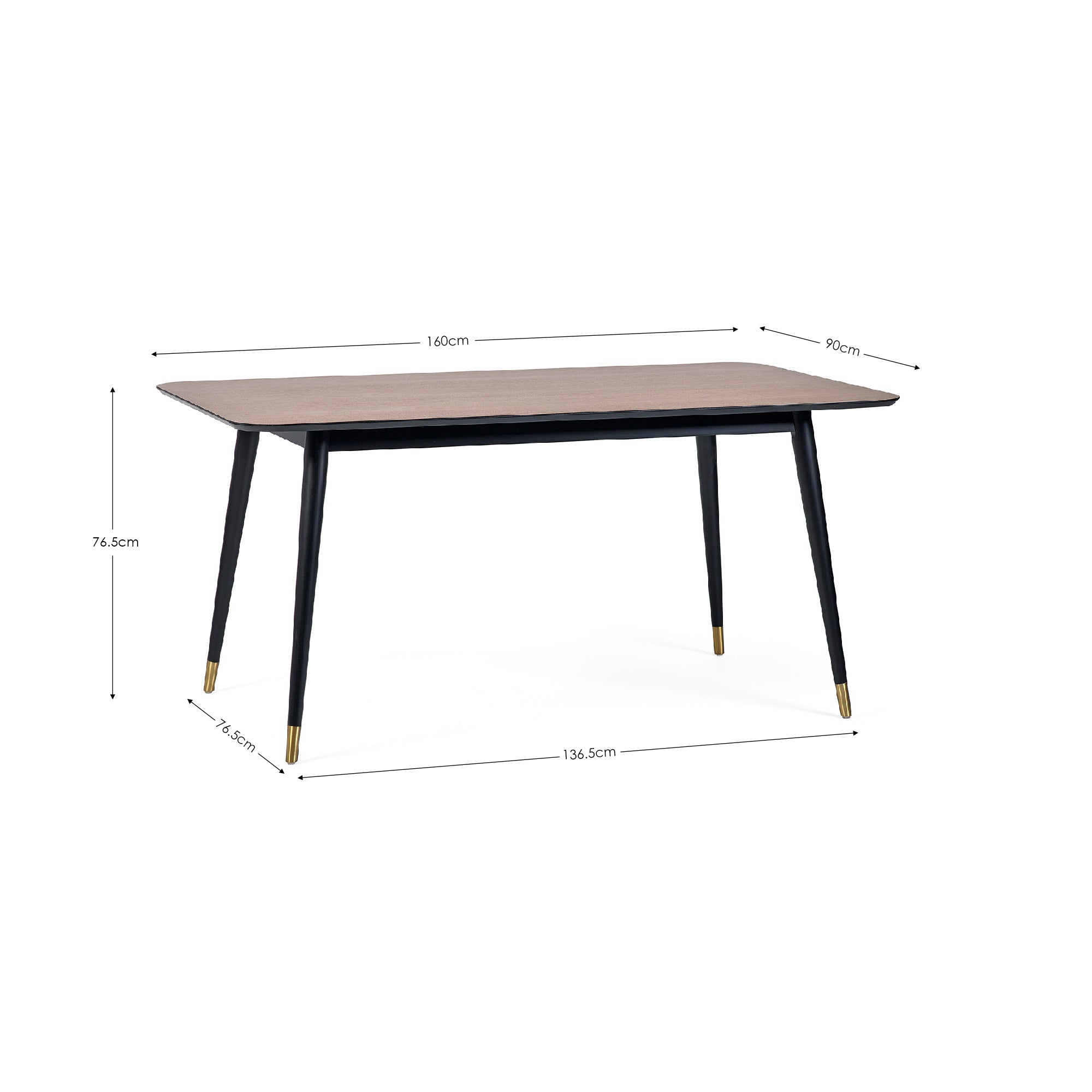 Findlay Rectangular Table and 4 Green Hadid Chairs