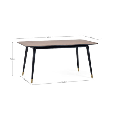 Findlay Rectangular Table and 4 Green Hadid Chairs