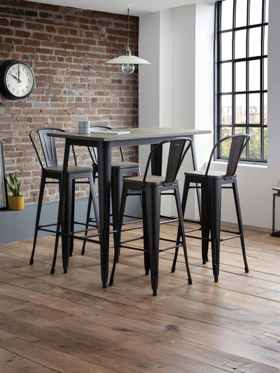 Grafton Metal Bar Stools (Set Of 2) – Julian Bowen, view 6