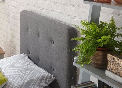 Ashbourne Fabric Upholstered Bed Grey – GFW, view 22