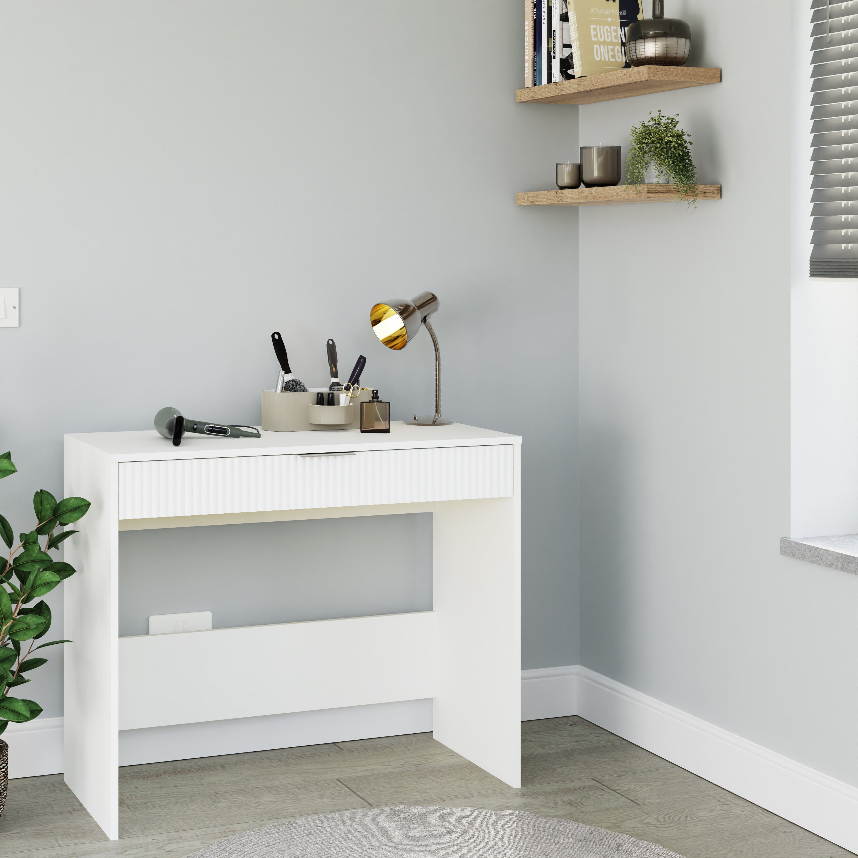 Rankin Dressing Table Desk – White