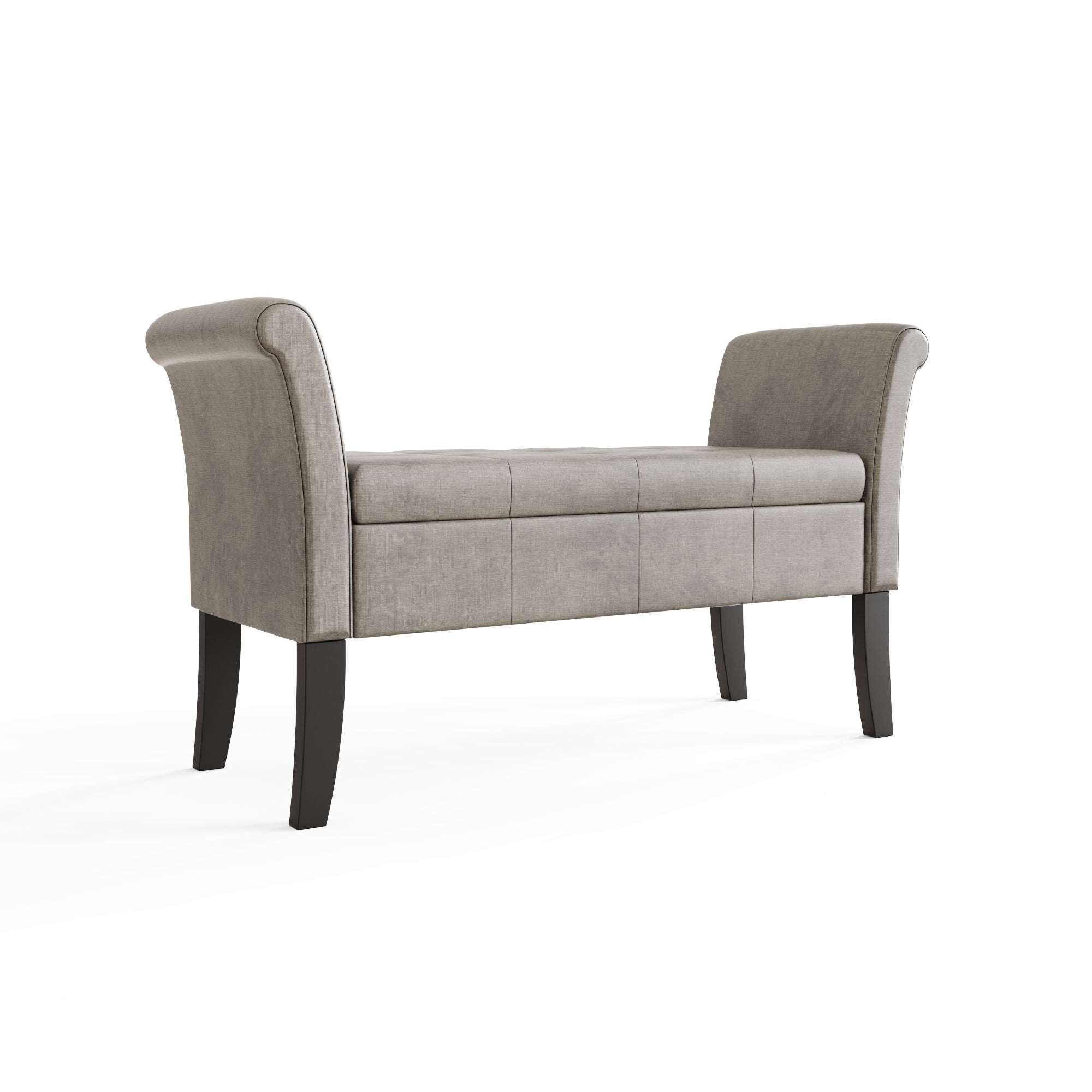 Balmoral Window Seat Silver Chenille – GFW