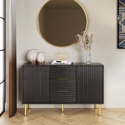 Nervata Sideboard Black – GFW, view 2