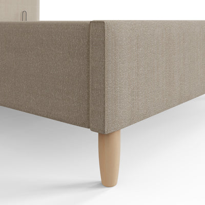 Florence Boucle Ottoman Bed Natural Stone – GFW, view 9