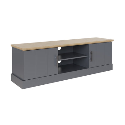 Kendal Large Tv Unit Slate Blue – GFW