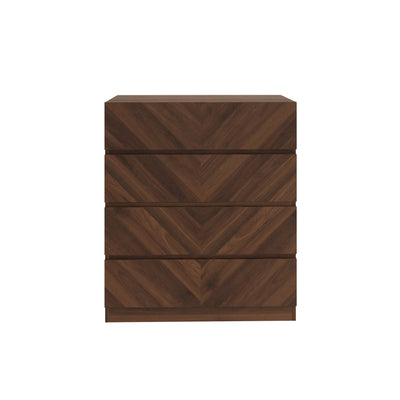 Catania 4 Drawer Chest Royal Walnut – GFW