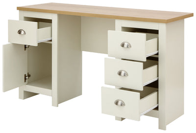 Lancaster Study Desk Cream – GFW, view 11