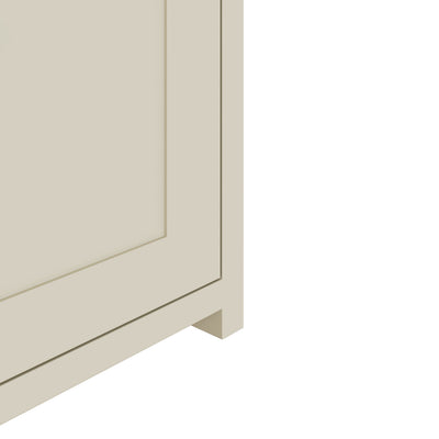 Lancaster 2 Door Shoe Bench Cream – GFW, view 9