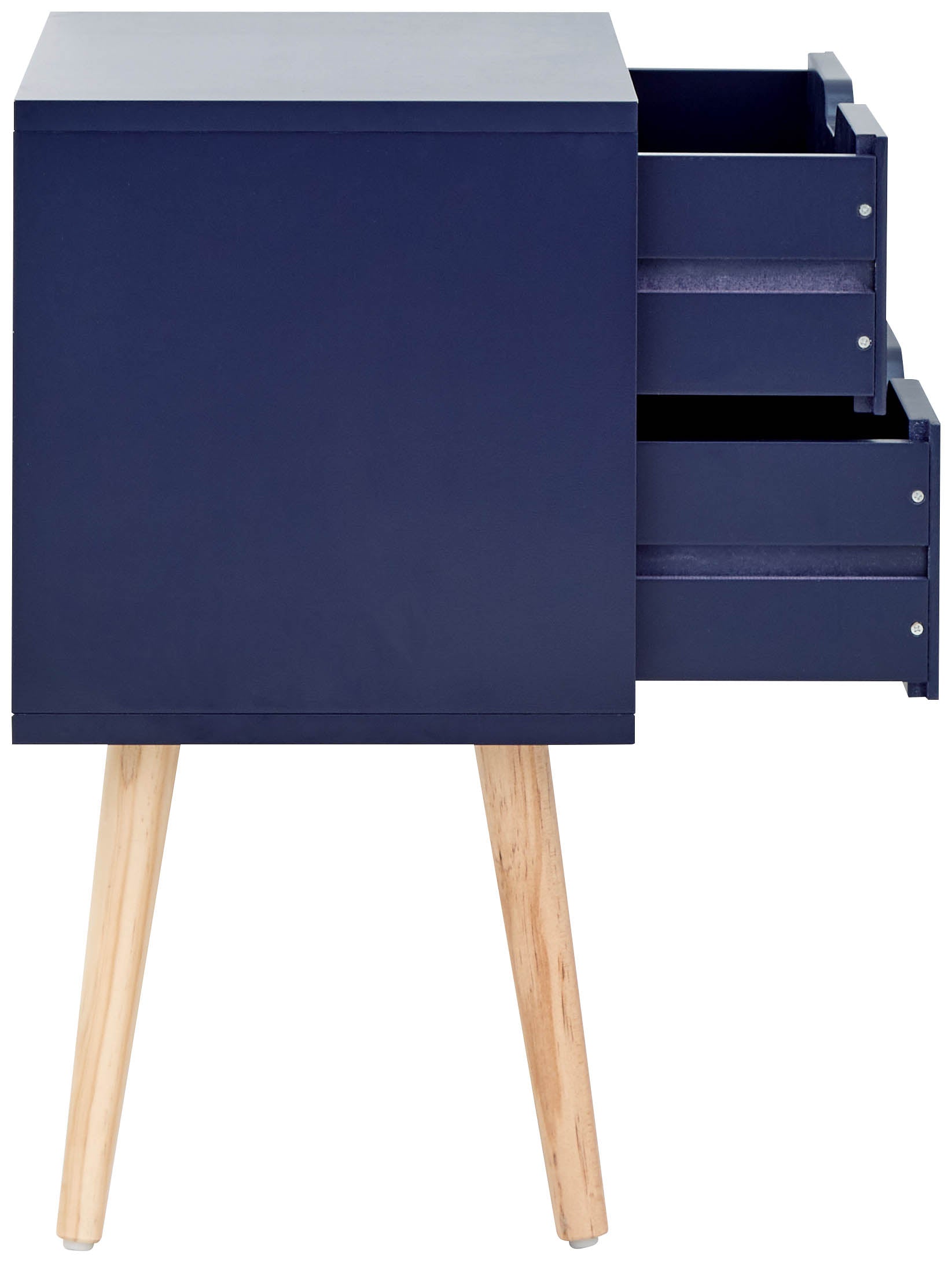 Nyborg Single 2 Drawer Bedside Nightshadow – Nightshadow