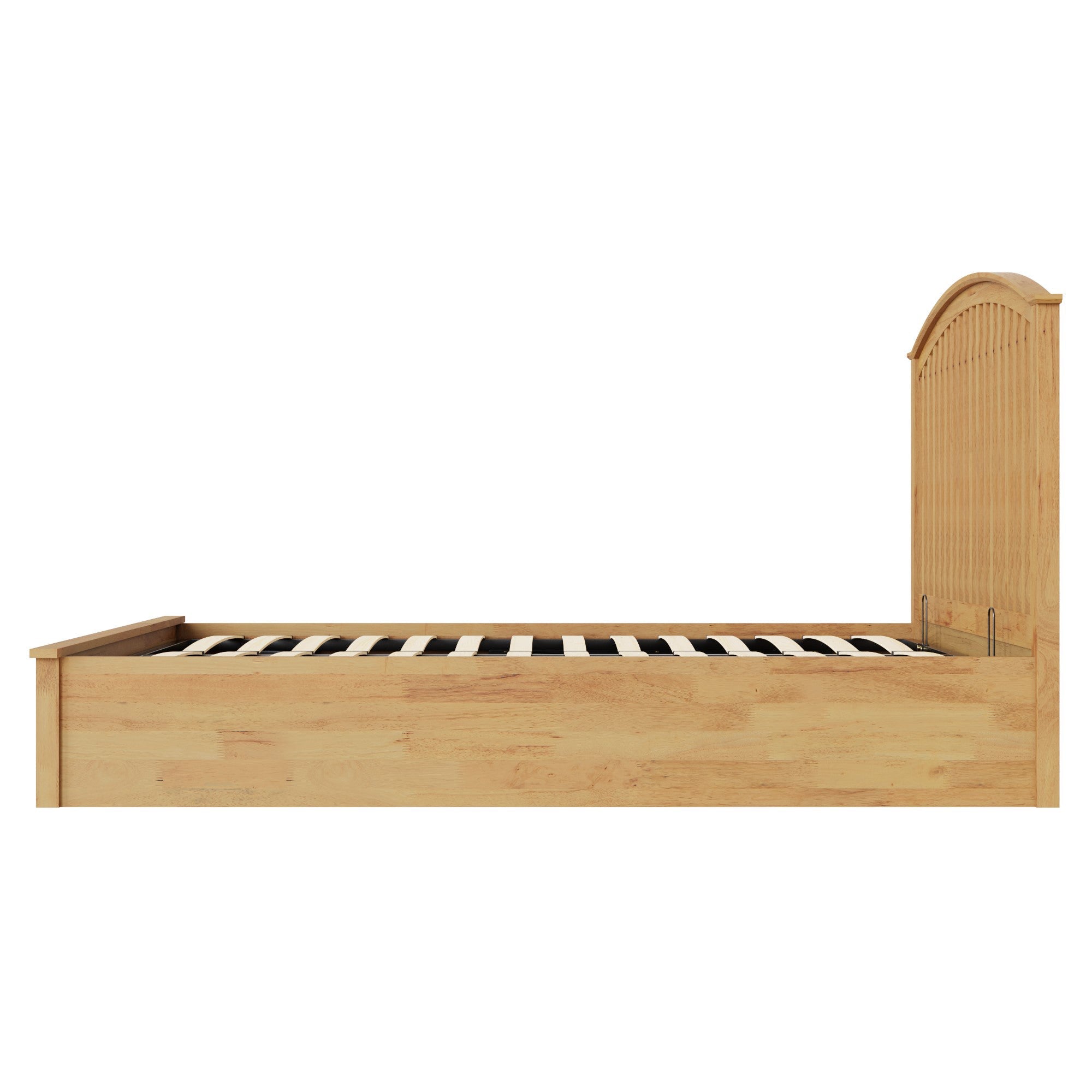 Madrid Wooden Ottoman Bed Oak – GFW, view 12