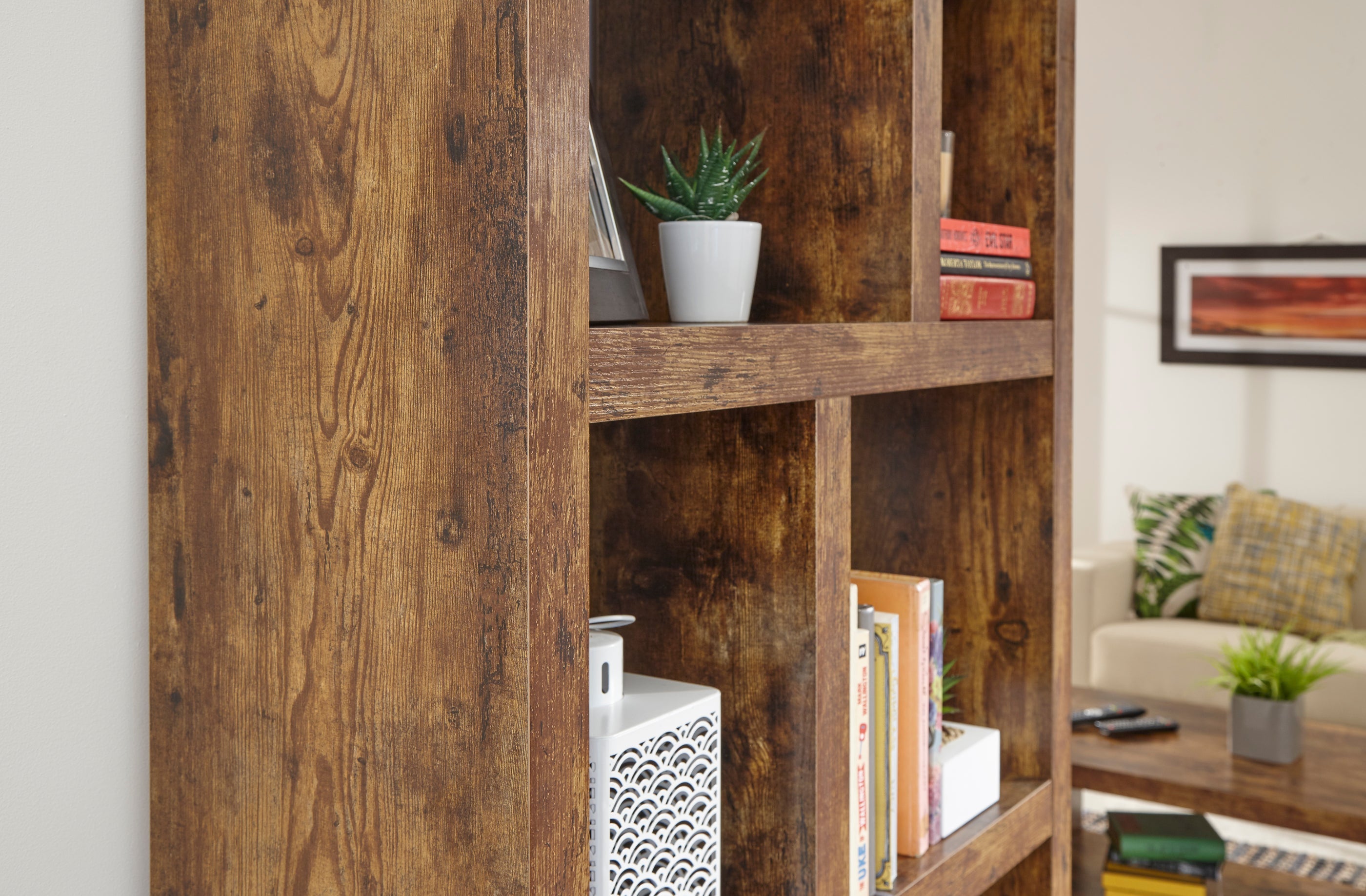 Jakarta Tall Open Shelving Unit Mango – GFW, view 6