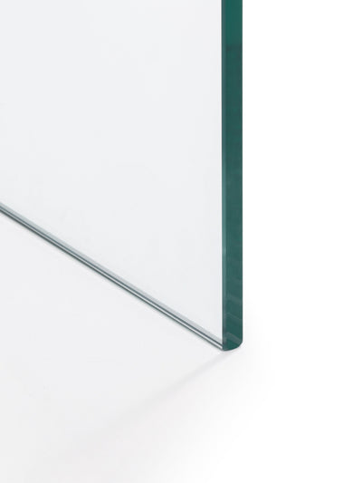 Amalfi Bent Glass Console Table – Julian Bowen, view 7