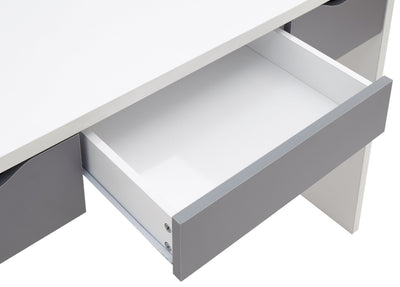 Elizabeth Dressing Table Set – White & Grey