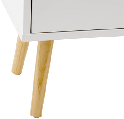 Nyborg 2+2 Drawer Chest – White