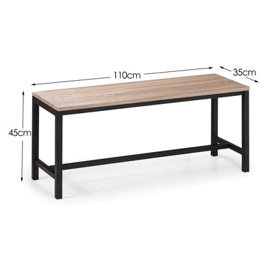 Tribeca Oak Table and 2 Oak Tribeca Benches