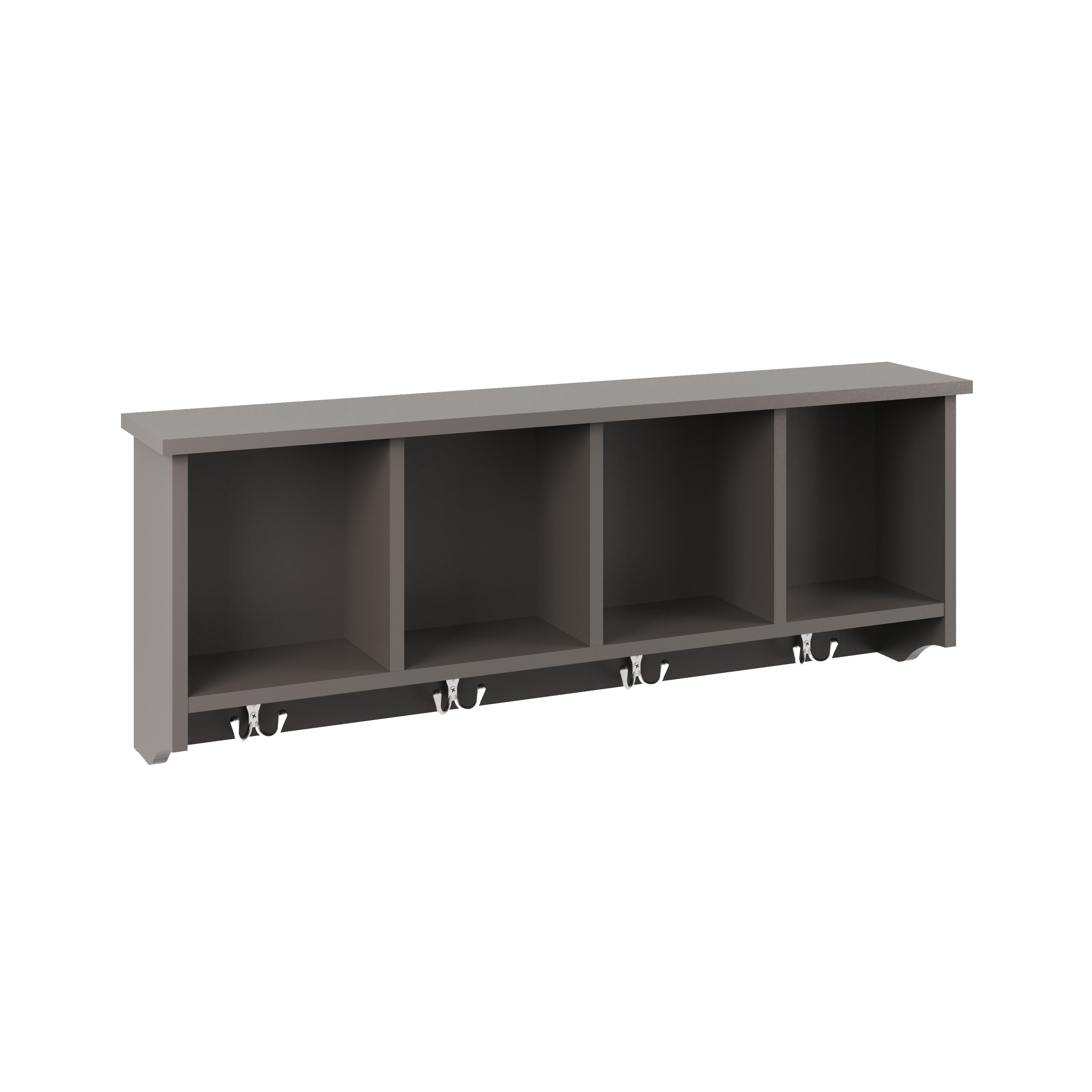 Kempton Wall Rack Grey – GFW, view 3