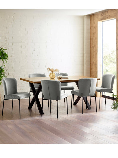 Leonie Dining Chairs - Grey (Set of 2) – Julian Bowen, view 11