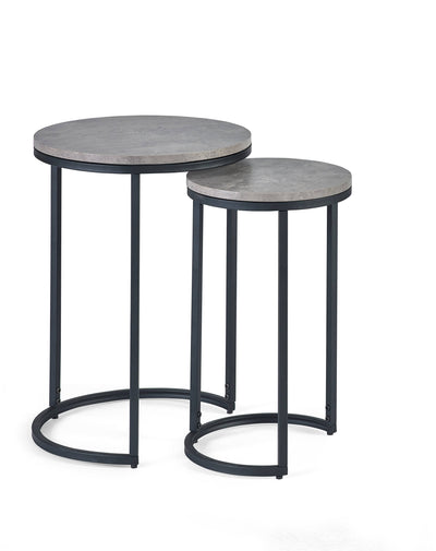 Staten Round Nesting Side Tables – Julian Bowen