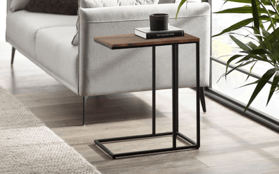 Julian Bowen Side Table Tribeca Drinks Table Walnut Bed Kings
