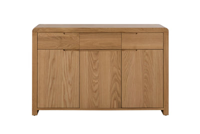 Curve Oak Sideboard – Julian Bowen, view 4