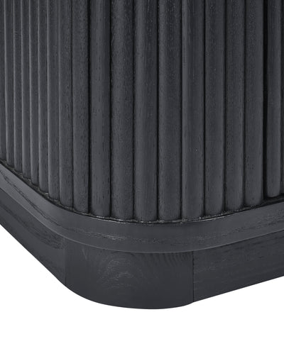 Louis Fluted Sideboard - Black – Julian Bowen, view 4