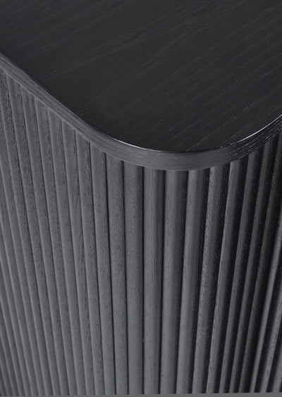 Louis Fluted Sideboard - Black – Julian Bowen, view 5