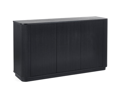 Louis Fluted Sideboard - Black – Julian Bowen